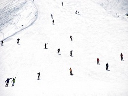 piste de ski dans les pyrenees
